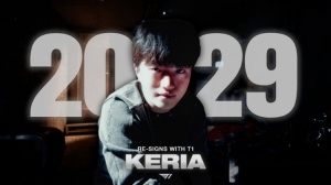 T1俱乐部官宣：辅助选手Keria续约三年！他与Faker同行至2029赛季！