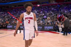 CC肋骨&肺位置戴着厚厚护垫！曾因气胸连缺11场 今日43分钟砍45分