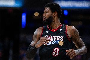 季后赛单打效率排行：乔治每次1.54分第1 福克斯2米切尔3哈登10